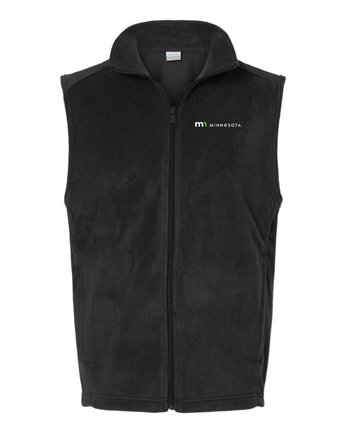 Columbia Men's Steens Mountain Vest - Black with State of Minnesota logo