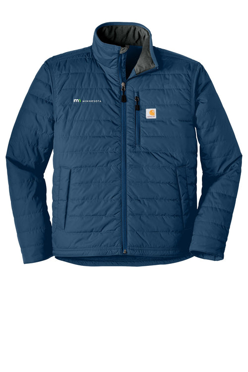 Carhartt Gilliam Jacket - Dark Blue with State of Minnesota logo