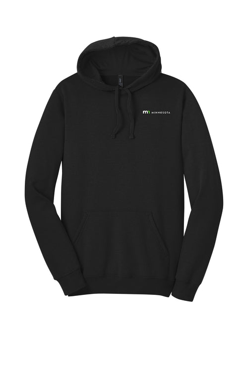 District The Concert Fleece Hoodie - Black with State of Minnesota logo