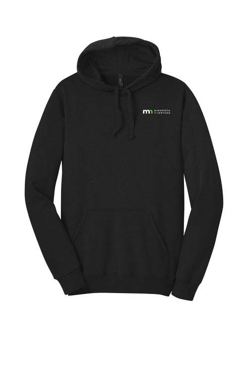 District The Concert Fleece Hoodie - Black with MNIT logo